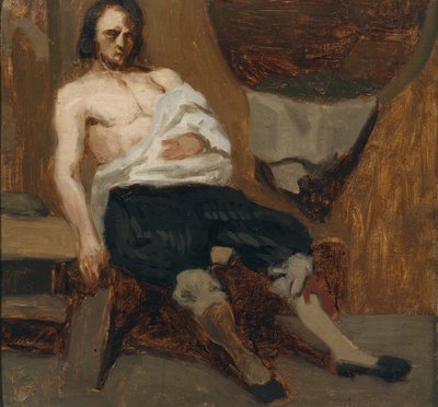Såret mann av Olaf Isaachsen