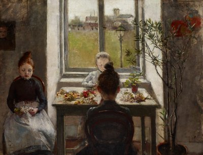Blomsterjenter av Olga Boznanska