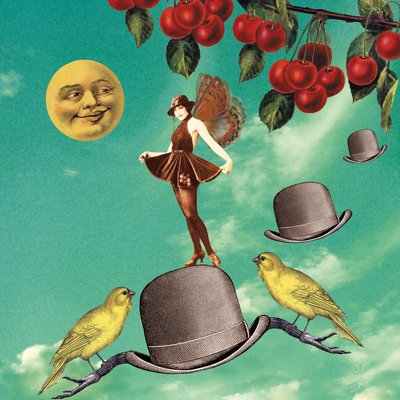 Flapper, 2014, (digital collage) av Olga Snell