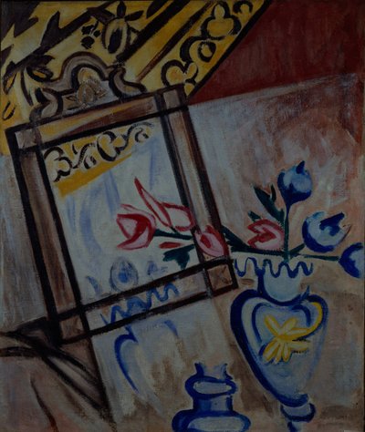 Stilleben, 1913 av Olga Rozanova