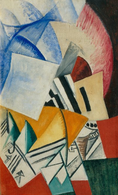 Skapet, 1918 av Olga Rozanova