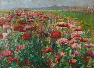 Blomstrende valmue av Olga Wisinger Florian
