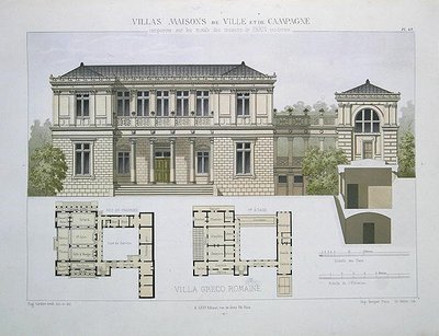 Villa Greco Romaine, gravert av Walter, plate 49 fra 