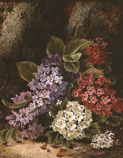 Stilleben med blomst av Oliver Clare