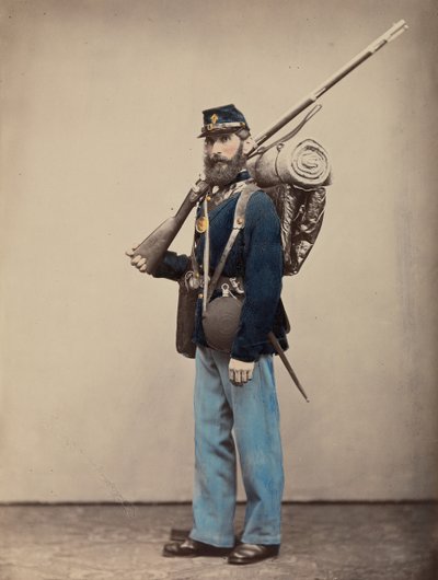 Fatigue, Marching Order, 1866. av Oliver H. Willard.