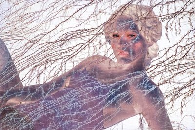 Hennessy, 2020 (blandet teknikk på tre) av Olivia Gozzano