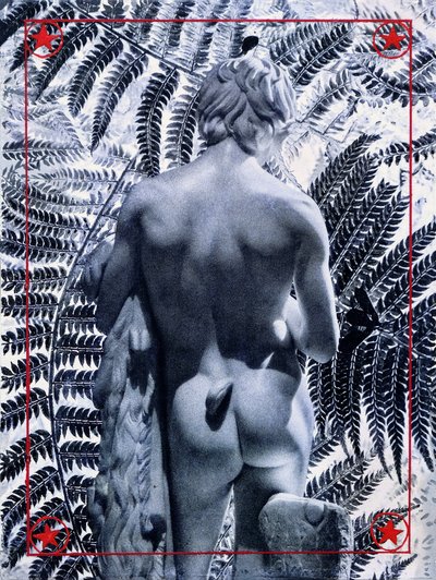 Joker, 2020 (blandet teknikk på lerret) av Olivia Gozzano