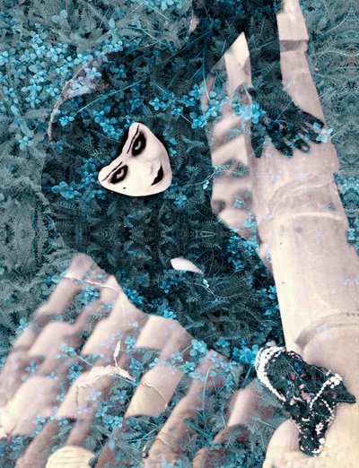 Blå tyv, 2023 (digitale blandede medier) av Olivia Gozzano