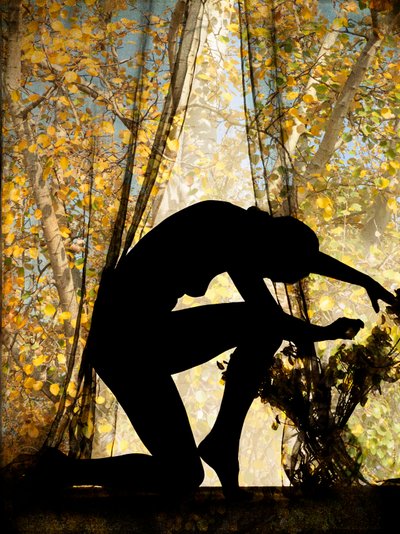 Silhuett, 2021 (digitale blandede medier) av Olivia Gozzano