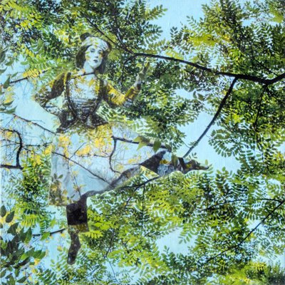 Tamara Karsavina, 2024 (blandet teknikk på lerret) av Olivia Gozzano