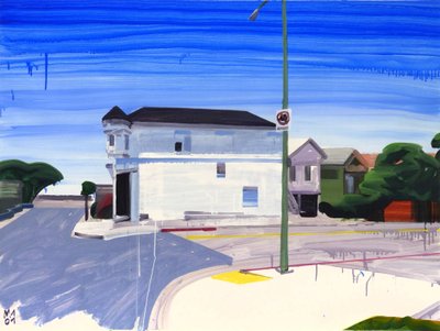 Klnd 1, 2011 (akryl på lerret) av Olivier Morel