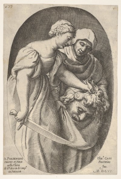 Judith with the head of Holofernes in her left hand and a sword in her right hand, accompa..., 1606.    1159860   no       norwegian Successfully Translated  Original: Kai Khusrau Defeats the Army of Makran, Folio 376v from the Shahnama Book of..., ca. 152 av Oliviero Gatti