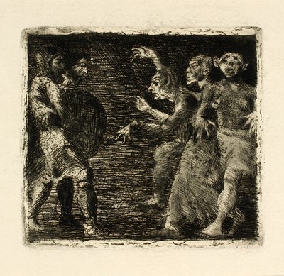 Macbeth og Hexene av Oluf Hartmann