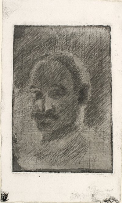 Portrett av maleren Henrik Schouboe av Oluf Hartmann