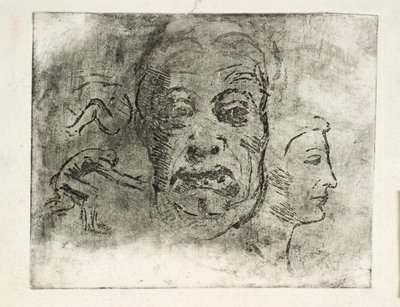 Studieark av Oluf Hartmann
