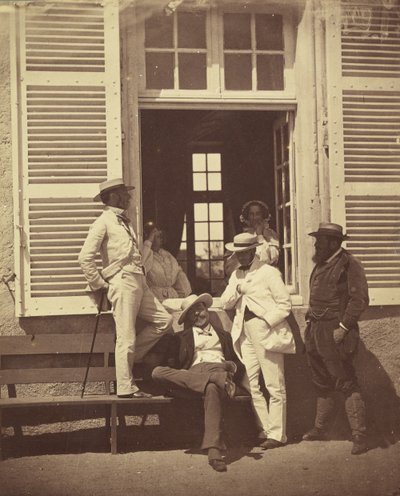 Noen kjente til Louis Robert, ca. 1860. av Olympe Aguado