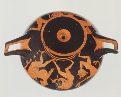 Lofts rødfigur kylix, 500–450 f.Kr. (keramikk) av Onesimos Painter