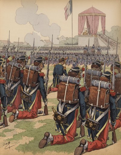 På Camp de Chalons av Onfray de Breville Job