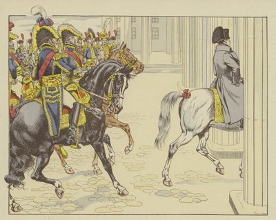 Napoleon på vei inn i Berlin, 27. oktober 1806 av Onfray de Breville Job
