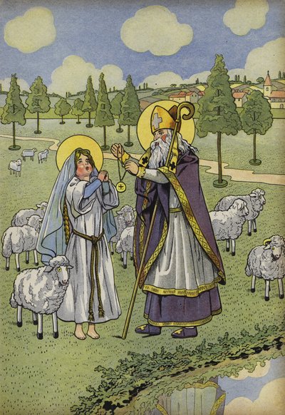 Saint Genevieve av Onfray de Breville Job