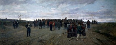 Retur fra Mentana (olje på lerret) av Onorato Carlandi