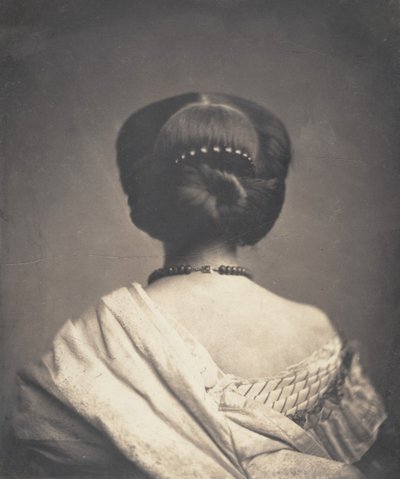 [Kvinne sett fra baksiden], ca. 1862. av Onésipe Aguado de las Marismas