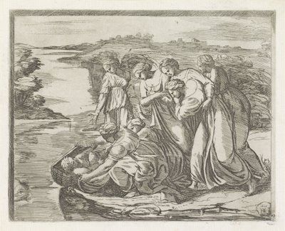 Moses er funnet Malerier i Raphaels Loggia (serietittel) av Orazio Borgianni