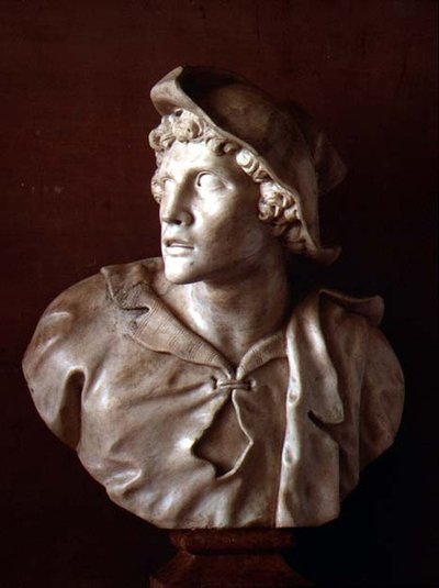 Bravo: Gutt med hatt, ca. 1710 (marmor) av Orazio Marinali
