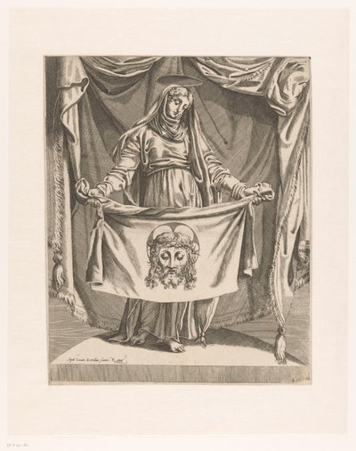 Veronica med svetteduk av Orazio de Santis (attributed to)
