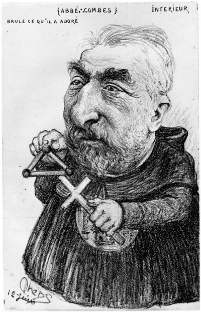 Emile Combes , fransk politiker, 1900-tallet. av Orens Denizard