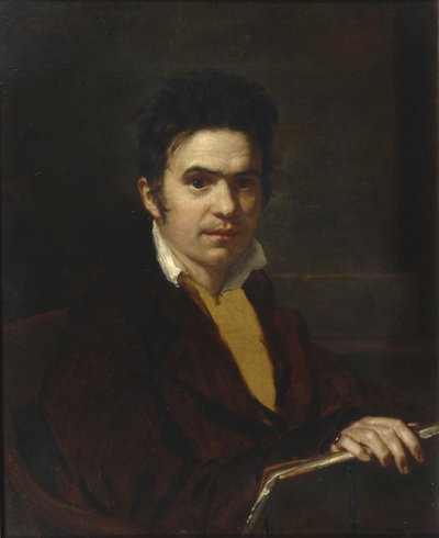 Portrett av Alexander Khristoforovitsj Vostokov 1781-1864, før 1816 av Orest Adamovich Kiprensky