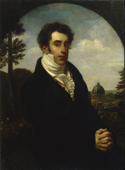 Portrett av prins Alexander Mikhailovich Golitsyn 1798-1858, 1819 av Orest Adamovich Kiprensky