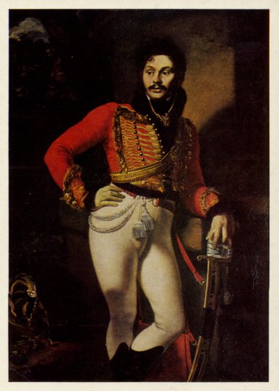 Portrett av Evgraf Davydov, 1809 av Orest Adamovich Kiprensky