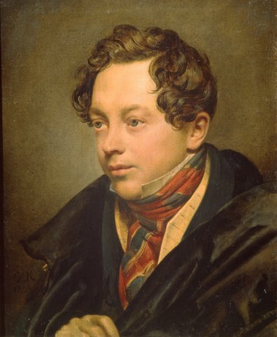 Portrett av kunstneren Pyotr Basin 1794-1881, 1829 av Orest Adamovich Kiprensky