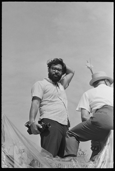 Francis Ford Coppola på settet til "Finian