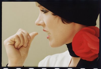 Julie Andrews på settet til "Thoroughly Modern Millie" av Orlando Suero
