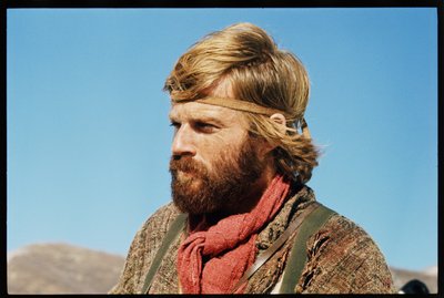 Robert Redford på settet, 