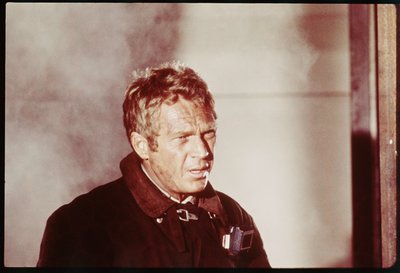 Steve McQueen på settet av 
