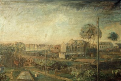 forstadslandskap av Oscar Coester