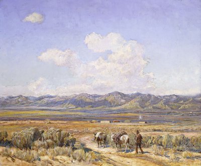 Five Miles til Taos av Oscar Edward Berninghaus