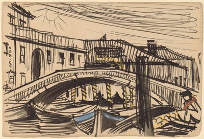 Venezia, båter av Oscar F. Bluemner