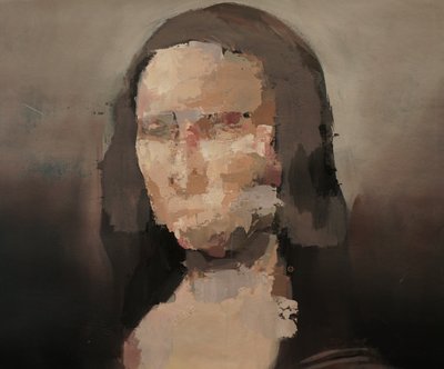 Mona Lisa, 2020 (akryl på lerret) av Oscar Nin