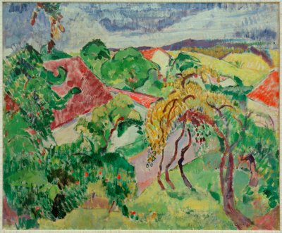 Øvre bayerske landskap av Oskar Moll