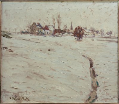 Snølandskap nær Grafrath av Oskar Moll