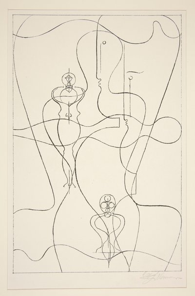 Abstraksjon av Oskar Schlemmer