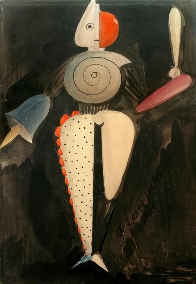 Den abstrakte av Oskar Schlemmer