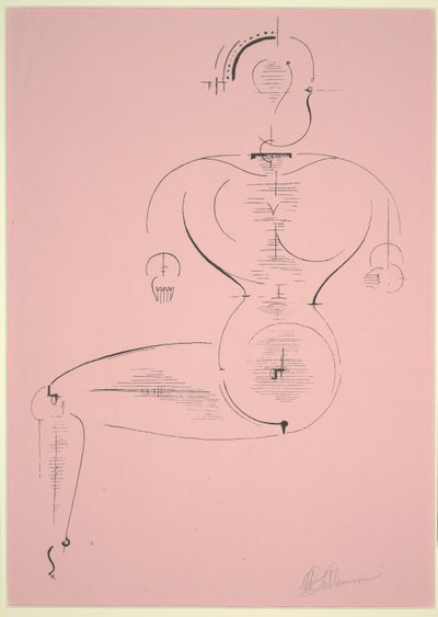 Figur H 2 av Oskar Schlemmer