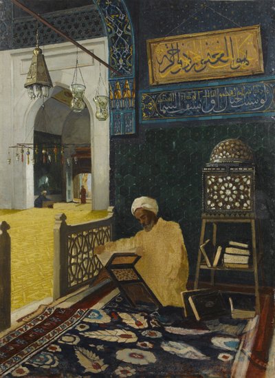resitering av Koranen av Osman Hamdi Bey