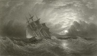 HMS Galatea på cruise av Oswald Walters Brierly