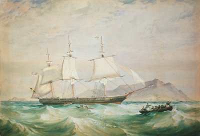 H.M.S. Hornet, 1861 av Oswald Walters Brierly